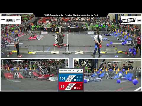 Qualification 117 - 2023 FIRST Championship - Newton Division presented by Ford